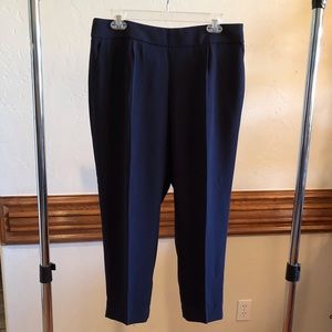 J Crew Collection Navy Curator Pants size 8